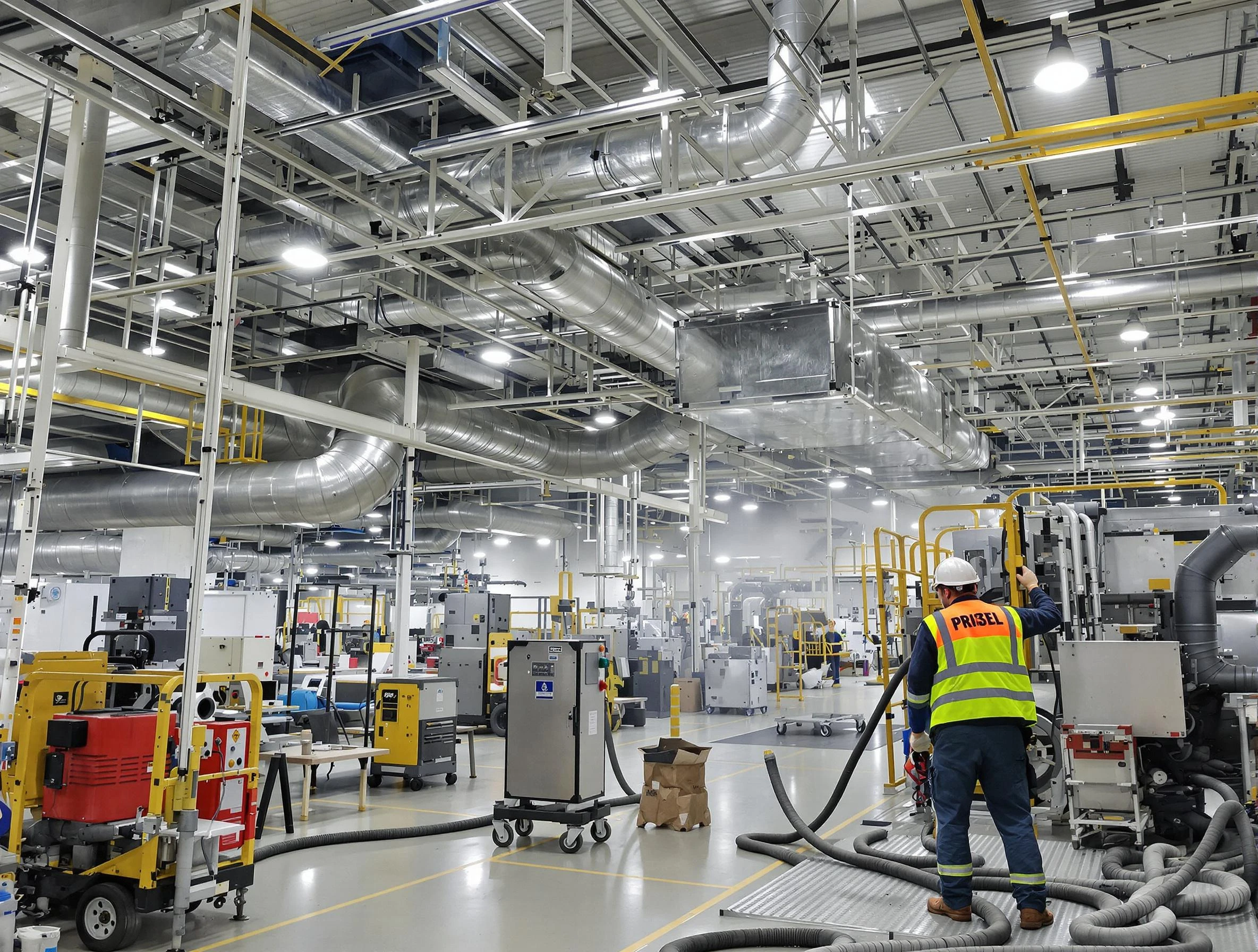 Industrial Duct Cleaning in Mustang