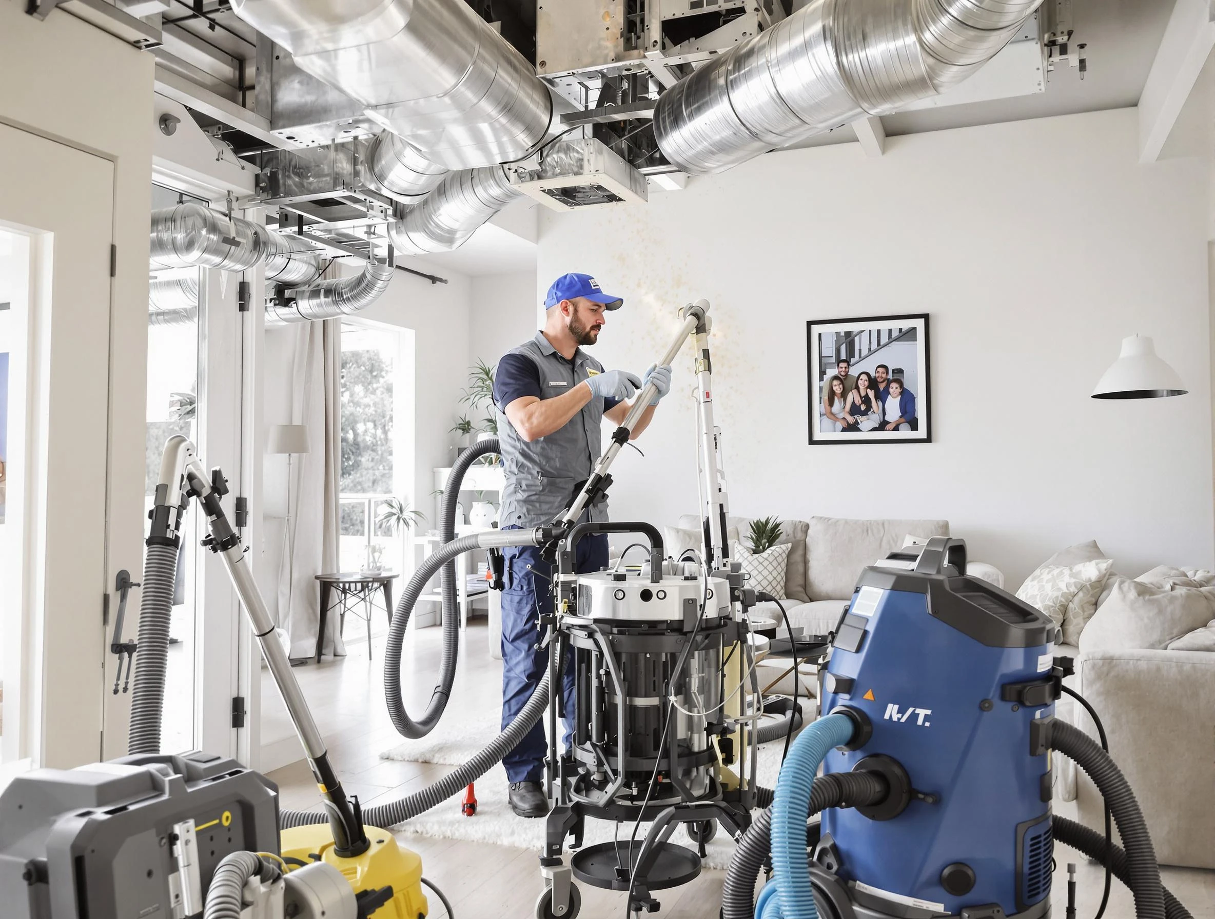 Residential Air Duct Cleaning in Mustang